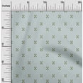 thumbnail image 1 of oneOone Tissu Popeline de Coton Imprimé Géométrique Diamant & Triangle BTY 56 Pouces de Large, 1 of 1