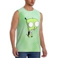thumbnail image 2 of Invader Zim Men's Tank Top Lightweight Summer Sleeveless Tee Shirt Muscle Tank Tops Workout T-Shirts Casual Athletic Undershirts, 2 of 7