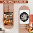 thumbnail image 4 of Chicken Shredder Tool Twist, Meat Shredder With Handles And Non-skid Base, Chicken Shredder Breast Shred Machine, 4 of 5