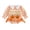 Orange-h1df4, variant on JFOPQVSM Girls Romper Halloween Pumpkin with Ruffle and Long Sleeves Holiday Bodysuit