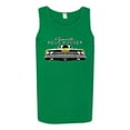 thumbnail image 2 of 1969 Plymouth Road Runner Hot Rod Racing | Mens Cars and Trucks Graphic Tank Top, Kelly, X-Large, 2 of 4