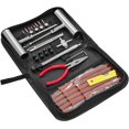 thumbnail image 1 of Hweilai Tire Repair Kit, 46 Pcs Heavy Duty Tire Plug Kit to Fix Punctures, Car Emergency Tool, Universal Plug Flats Patch Kit for Motorcycle, Truck, Tractor, Trailer, RV, SUV, ATV, 1 of 5