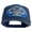 Navy, variant on USS Long Beach 1959 1995 CGN - 9 Submarine Blue Patched Solid Cotton Twill Pro Style Cap - Black OSFM