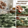 thumbnail image 3 of Rectangle Table Cloth Cover Waterproof Elastic Fitted Polyester Fitted Tablecloths for 6 Foot Tables for Indoor, Picnic Camping Outdoor, 3 of 9