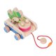thumbnail image 3 of Crocodile Beating Drum Baby Pull Toys Rubber Wood Baby Pull Toys for Over 1 Year Old Boys Girls, 3 of 5