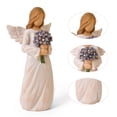 thumbnail image 3 of thovorrnl Sympathy Gifts for Loss of Loved One, Forget Me Not Guardian Angel Figurine, Miscarriage Gift for Mothers, Memorial Home Decor Statues, 3 of 7