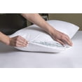 thumbnail image 4 of Set of 4 Standard/Queen Waterproof Pillow Protectors - Temperature Balancing, Allergist Recommended - Premium Breathable, Zippered Protectors (White), 4 of 8