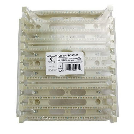 Termination Block - ORTRONICS OR-110ABC5E300 CLARITY CAT5E 300-PAIR 110 FIELD TERMINATION BLOCK KIT