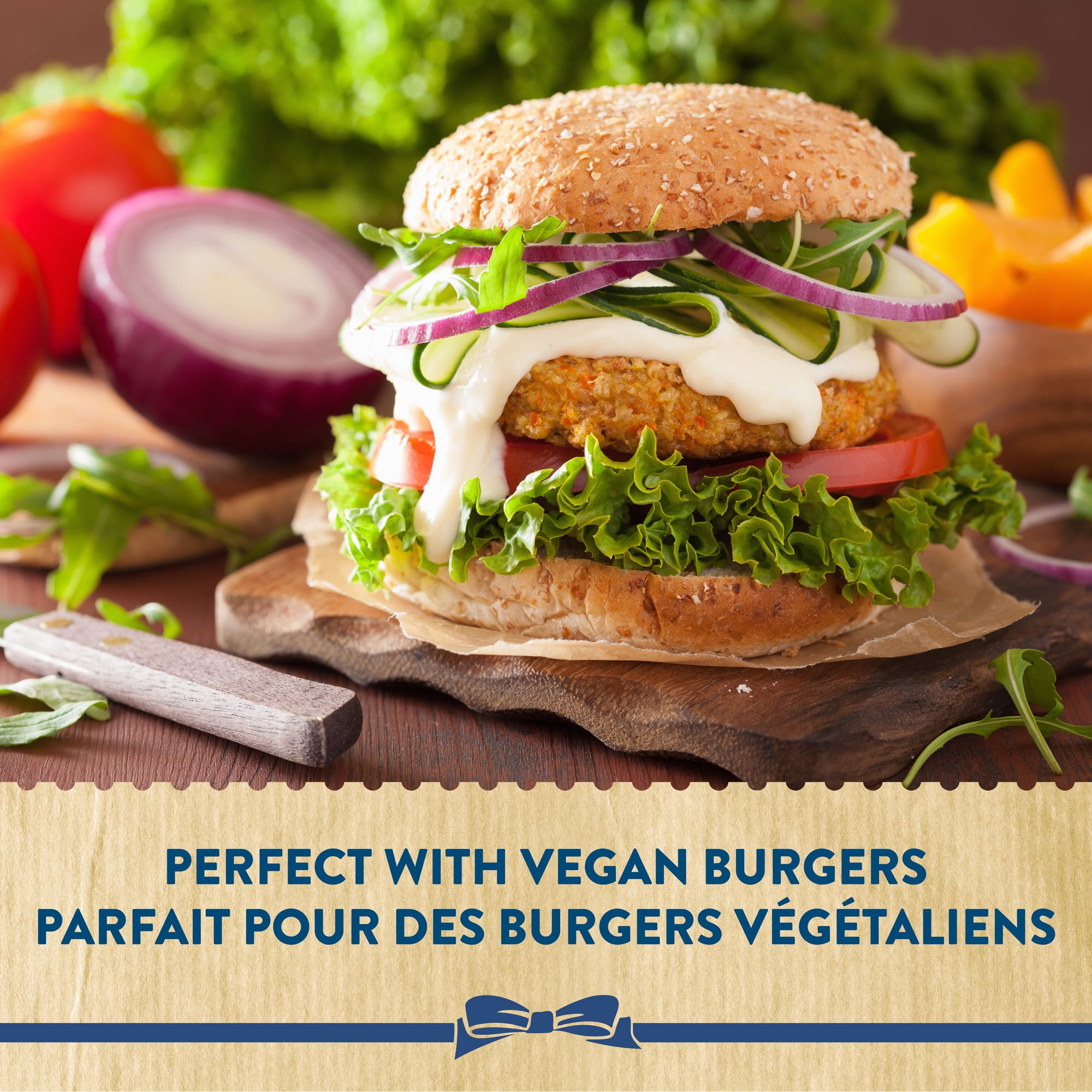 Hellmann’s Egg‑Free Dressing & Sandwich Spread, Plant‑Based Condiment for Vegan Burgers and Salads, 710 ml Jar