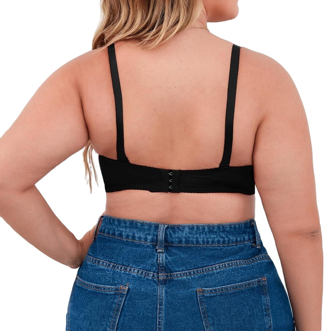 A Piece Black Plus Size Bras & Bralettes (Women's) 