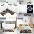 thumbnail image 4 of Cute Lollipops Halloween Kitchen Rugs 2 Pieces, Sweets Candies Floor Mat Room Area Rug Washable Carpet Perfect for Living Room Bedroom Entryway, 4 of 7