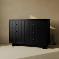 Storkcraft Kyoto 6 Drawer Nursery Dresser, Black