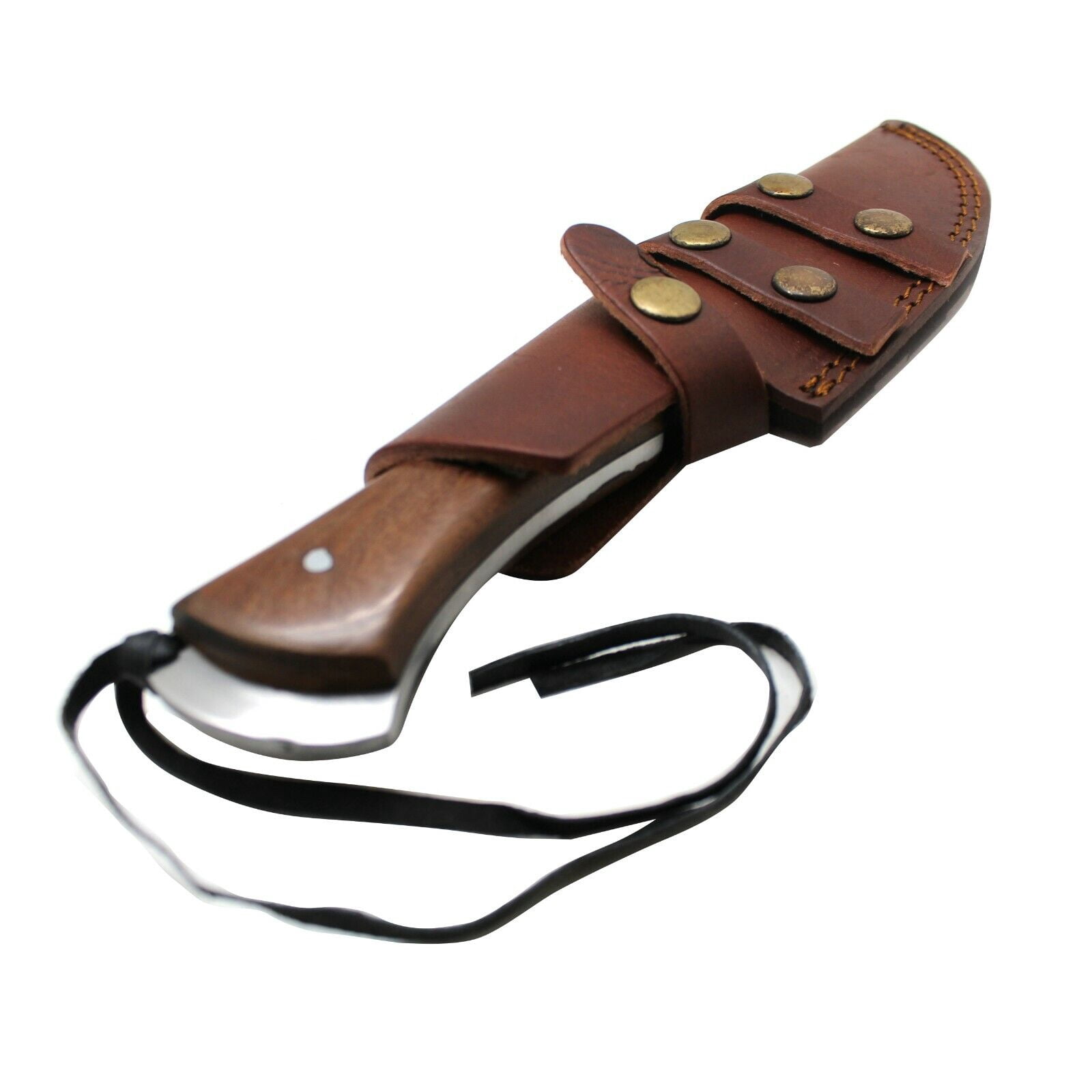 Old Ram Collection Durable Fixed Blade Heavy Duty Wood Handle Hunting Knife