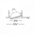 thumbnail image 4 of WAC Lighting WAC 2.5" Round Adjustable Aluminum Gimbal Trim in White, 4 of 4