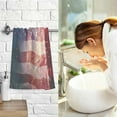 thumbnail image 7 of Dreamtimes Firework American Flag Print Pure Cotton Hand Towels for Bath Decorative Guest Towels Fingertip Towels for Bathroom Spa Gym, 2-Piece, 16 x 28 inches, 7 of 7