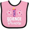 thumbnail image 3 of Inktastic Scientist Girls Science Princess Girls Baby Bib, 3 of 4