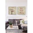 thumbnail image 4 of MuralMax Personalized Home Family Blessing Inspirational Canvas Art - Unique Custom Family Tree With Names & Date - Anniversary Wall Decor Gifts - Color - Taupe - Set Of 2 - Size - 30 x 30, 4 of 5