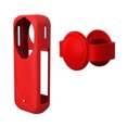 thumbnail image 1 of Caso Protector Silicona Cámara Panorámica Cubierta Protectora para Insta360 X5 () Rojo, 1 of 9