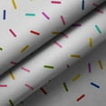 thumbnail image 6 of Sprinkle Donut Shower Curtain Colorful Pink Sweet Cupcake Dessert Bath Curtain Donut Grow up Confetti Sprinkle Shower Curtain Set with 12 Hooks 72x72 inches, 6 of 6