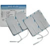 BioTENS (Bio-Flex) TENS Silver Electrodes 1.75x3.75 inch Rectangle, White Mesh