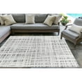 thumbnail image 7 of Trans-Ocean Imports RTO58703712 Liora Manne Rialto Grid Indoor & Outdoor Rug, Ivory - 4 ft. 10 in. x 7 ft. 6 in., 7 of 7