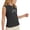 Style3-Black girls tank tops, variant on Maqroz Girls Solid Ruffle Tank Tops Slim Fit Round Neck Tees Soft Ice Silk Breathable Camisoles for Summer School 1-10 Years