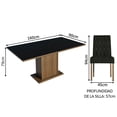 thumbnail image 3 of Juego de Comedor Madesa Oxford Hanna con Mesa y 6 Sillas MDP y Tela Suede Oxford, 3 of 11