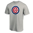 thumbnail image 2 of Men's Heather Gray Chicago Cubs Official Logo T-Shirt, 2 of 3