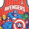 thumbnail image 2 of Marvel Avengers and Spider-Man Boys Basketball Sleeveless Shirt & Shorts, Superheroes 2-Piece Outfit Set for Kids (Size 4-12), 2 of 4