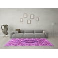 thumbnail image 3 of Ahgly Company Indoor Square Animal Purple Traditional Area Rugs, 7' Square, 3 of 4