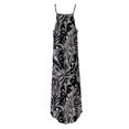 thumbnail image 7 of Sundresses for Women Casual Summer - Womens Halter Floral Casual Dresses Summer Beach Dress Sleeveless Sundress Slit Vacation Maxi Dress Spaghetti Strap, 7 of 7