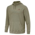 thumbnail image 2 of Men's Antigua Heather Olive Western Michigan Broncos Cloud Pullover Hoodie, 2 of 3
