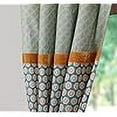 thumbnail image 5 of Global Trends Tori Curtain Tab Top Window Panels, Set of Two, 84" Long x 42" Wide, Tango, 5 of 11
