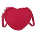 thumbnail image 2 of Bolso bandolera con forma de corazón para mujer, bolso cruzado con cierre de cremallera, bolso elegante con forma de corazón, 2 of 8