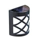 thumbnail image 1 of 6 luces solares LED semicirculares para pared exterior, impermeables, para jardín, cercas, seguridad exterior, patio, camino de entrada (luz blanca cálida)., 1 of 8