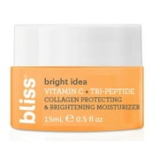 Bliss Bright Idea Face Brightening Face Moisturizer with Vitamin C & Tri-Peptides for All Skin Types, 0.5oz