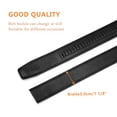 thumbnail image 4 of Ratchet Leather Belt without Buckle for Men Replacement Belt 30 mm Width Strap, 4 of 5