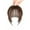 Light Brown, variant on Natural Forehead Wig Bangs Fishbone Braid Headband With Sideburns Light Hot J3