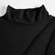 thumbnail image 3 of MHFRRA Camiseta Informal para Uso Diario, Cómoda y Elegante, Ideal para Usar En Capas O Como Outfit. Camiseta Versátil para Cualquier Ocasión, Imprescindible En Tu Armario. Negro, 3 of 3