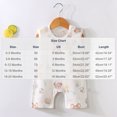 thumbnail image 3 of Mifsaly Baby Summer Rompers Sleeveless Cotton Romper Cute Animal Print Toddler Infant One Piece Outfits, 3 of 5