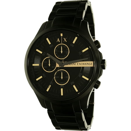 Armani Exchange Men's AX2164 Black Stainless-Steel Quartz Dress Watch