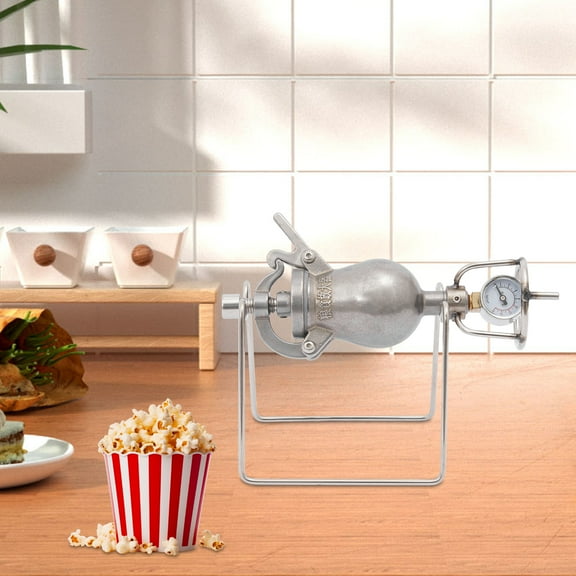 Mini Hand Old-Fashioned Popcorn Maker Stain Steel Manual Popcorn Maker 23*13*16cm