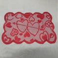 thumbnail image 6 of Meggemo Valentine's Day Table Runner and Placemat Cupid Arrow Heart Design Table Cloth Romantic Dining Table Decor Accessory, 6 of 6