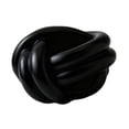 thumbnail image 3 of Funda de cerámica para caja de pañuelos, novedosa decoración de mesa, accesorios de baño, facial Negro, 3 of 9