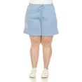 thumbnail image 1 of White Mark Short en Molleton Longline Extensible à Taille Haute pour Femmes, 1 of 5