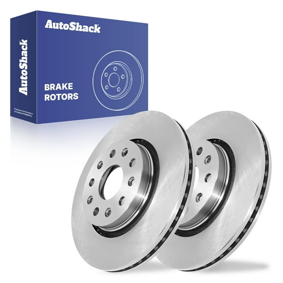 AutoShack Front Vented Brake Rotors 2-PC Set Replacement for 2018-2025 Jeep Wrangler 2020-2025 Jeep Gladiator 13" (330.2 mm)