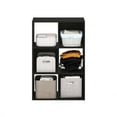 thumbnail image 7 of Furinno Pelli Cubic Multipurpose Clothing & Closet Storage Organizer Shelf, 6-Cube, Espresso, 7 of 7