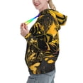 thumbnail image 2 of Picia Urban Graffiti Scorpion Illustration Pattern Casual Women's Hoodie, Hooded Sweatshirt with Kangaroo Pocket, Comfortable Pullover with Eye-catching Drawstrings-XX-Large, 2 of 7