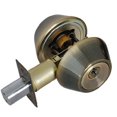 thumbnail image 1 of Design House 727453 Double Cylinder Deadbolt, Antique Brass, 1 of 1