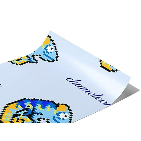 Rwraps Lizard Pixel Chameleons Matte Vinyl Film Wrap 59in x 10ft Vinyl Vehicle Car Film Sheet Roll